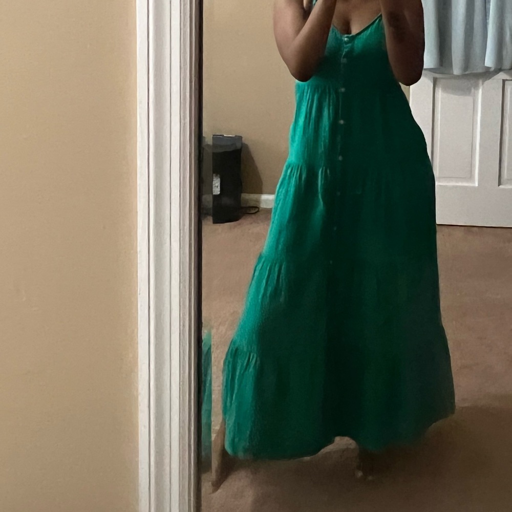 Green dress
